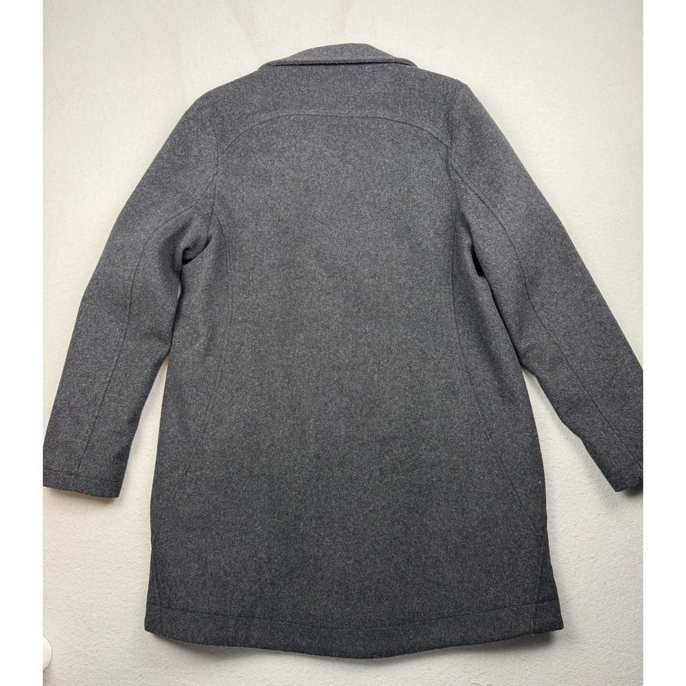 Pendleton Women's Wool Coat, Cascade Campbell Dark Grey Medium Jacket - Picture 9 of 9